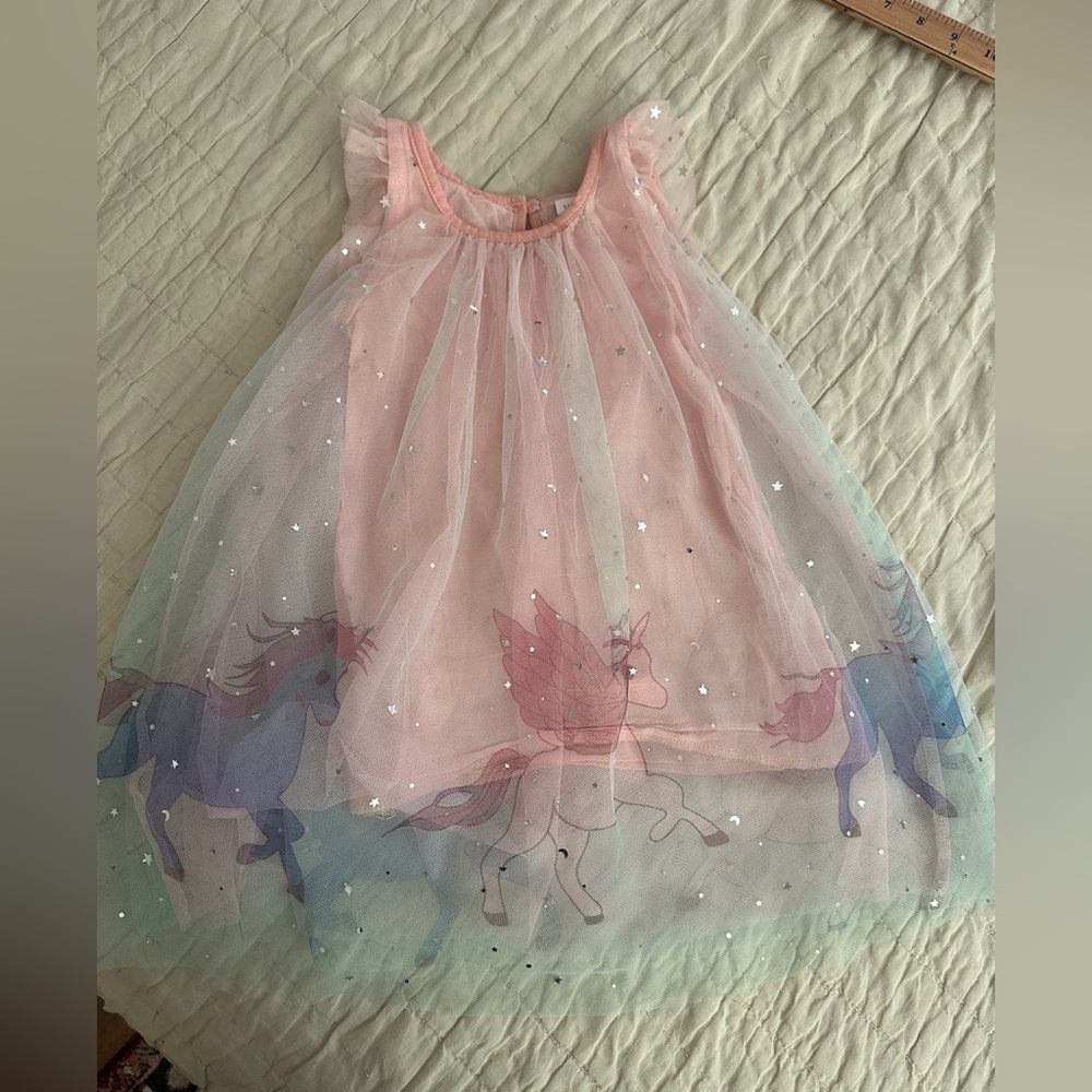 Pink Unicorn Tulle Dress